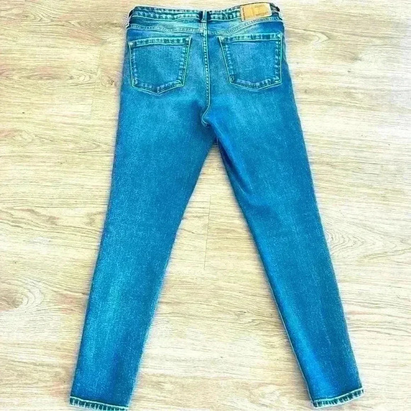FRANK & OAK BLUE SKINNY JEANS SIZE 29 STRETCH DENIM - Picture 1 of 14